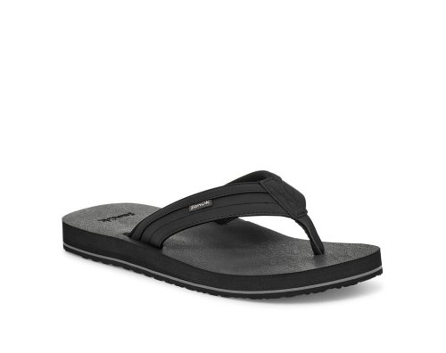 Tong Sanuk Ziggy Water-Friendly Homme - Noir HSFLIV368